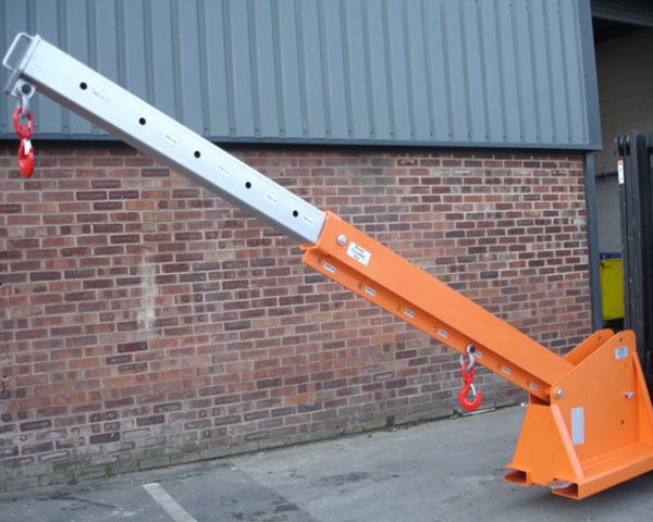 Fork Mounted Height Adjustable Extending Jib