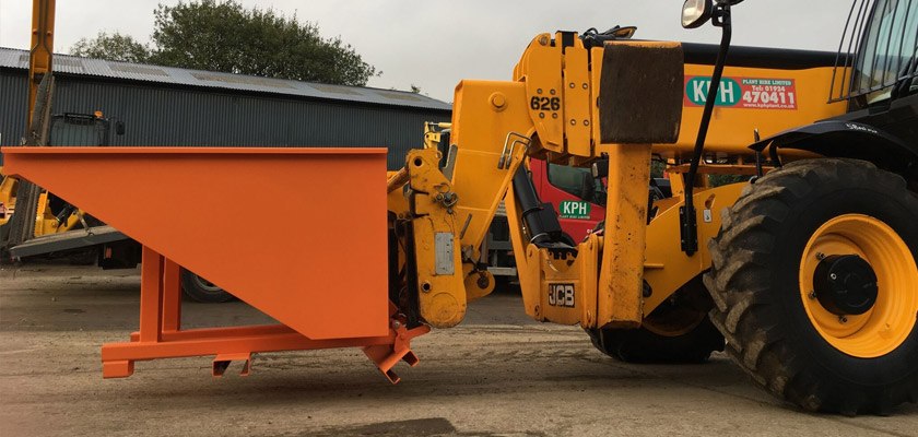 Auto-Lok telehandler skip