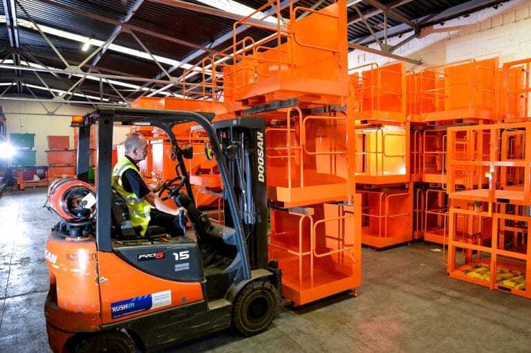 Using Forklifts to Lift Employees Invicta