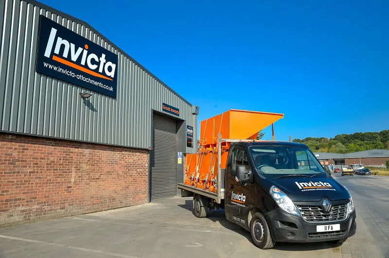 Invicta-truck-leaving-warehouse